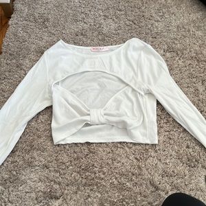 Bow crop top